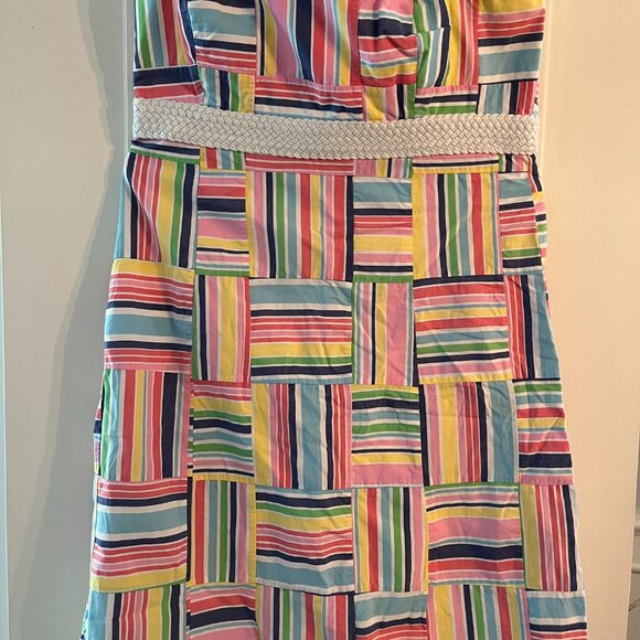 Lilly Pulitzer Strapless Madras Dress - Picture 4 of 6